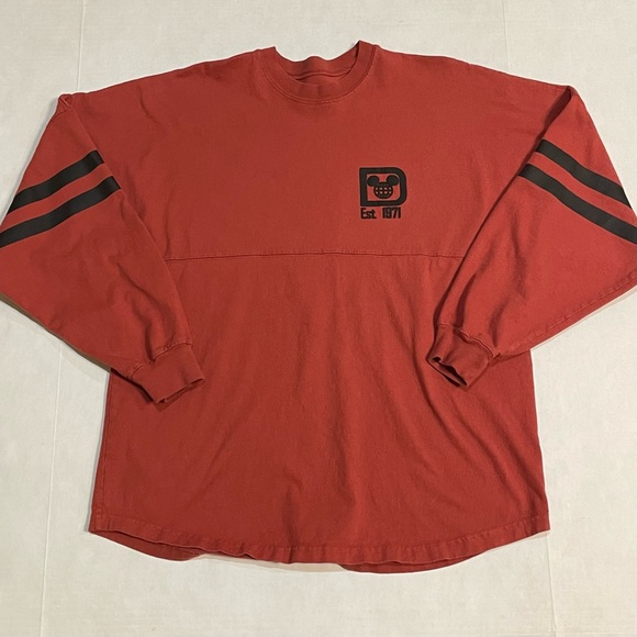 Disney Parks Spirit Jersey Shirt Brick Red Walt Disney World Epcot Est 1971 Sz M - Picture 2 of 3